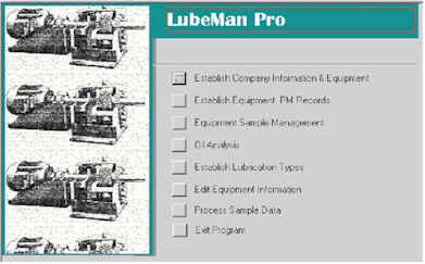 MTI's Lube Analysis Management Software